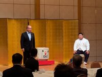 パリオリンピックウエイトリフティング日本代表 村上英士朗選手激励壮行会
