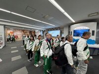 第２３回全国障害者スポーツ大会に富山県選手団出発