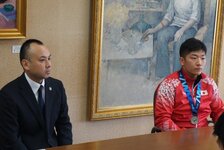 世界ミックスカーリング選手権大会2024出場選手来庁（大会報告）