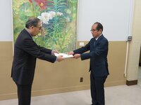 「富山県スポーツ推進プラン」（答申）の手交