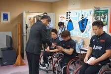 車いすバスケットボール男子U23世界選手権出場選手激励会