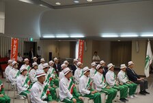 第7９回国民スポーツ大会会期前実施競技　富山県選手団結団壮行式