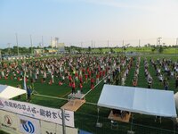 夏期巡回ラジオ体操・みんなの体操会　射水市で開催