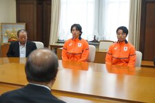 ミラノ・コルティナ冬季オリンピック出場選手　県庁表敬